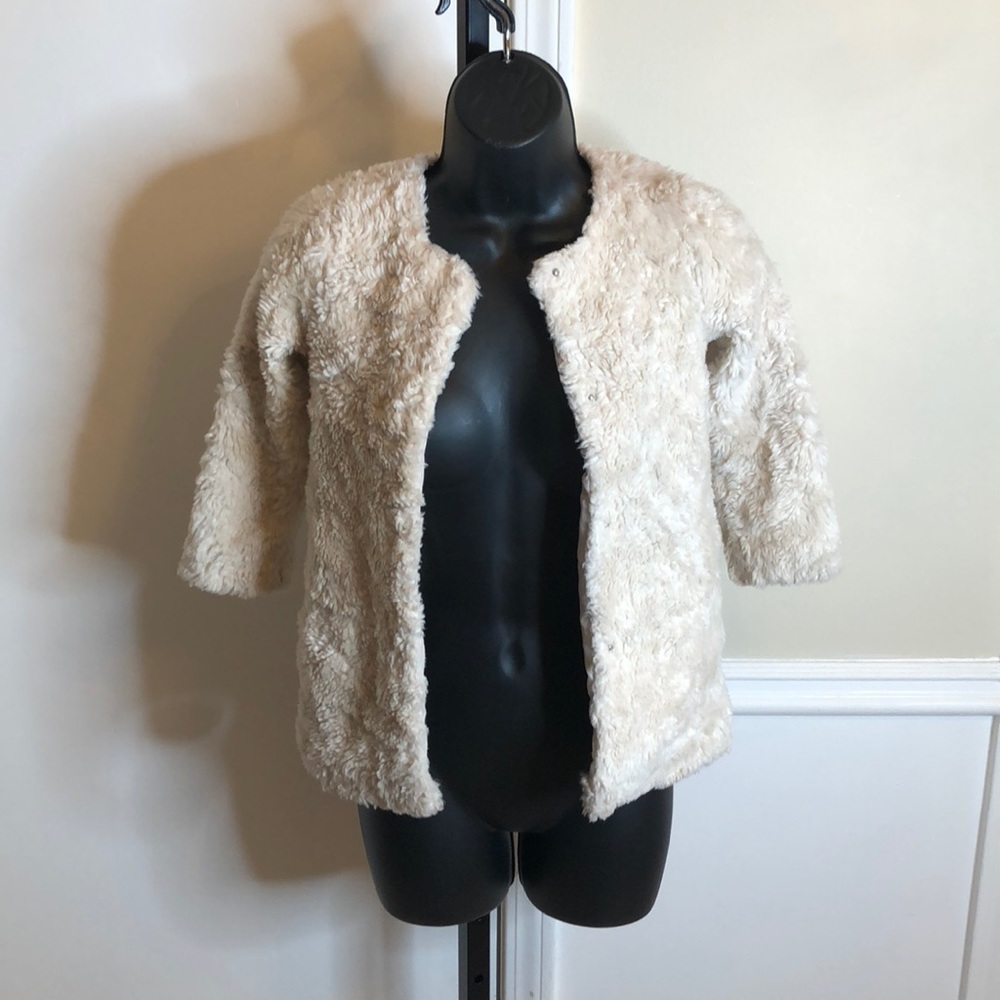 Faux wool coat. H&M girls US size 4-5y